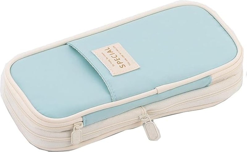 ARNUIXTY Large Storage Pencil Case Pen Bag with Zipper Big Capacity Pouch Organizer for Office Travel Holder Box - Image 1